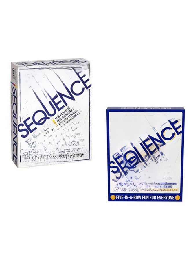 Sequence Game Full English Sequence Maze Fancy Backgammon Board Game Party Game Card-Color:Sequence Classy Version - Image 2