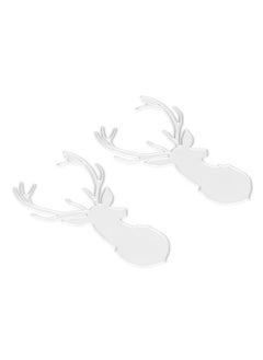 Thoraya 2pcs Cutting Dies Cute Christmas Deer Shape Metal Die Cutting Machine for DIY Scrapbook Invitation Card Photo Album  - Image 2