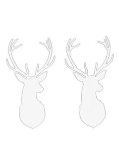Thoraya 2pcs Cutting Dies Cute Christmas Deer Shape Metal Die Cutting Machine for DIY Scrapbook Invitation Card Photo Album  - Image 1