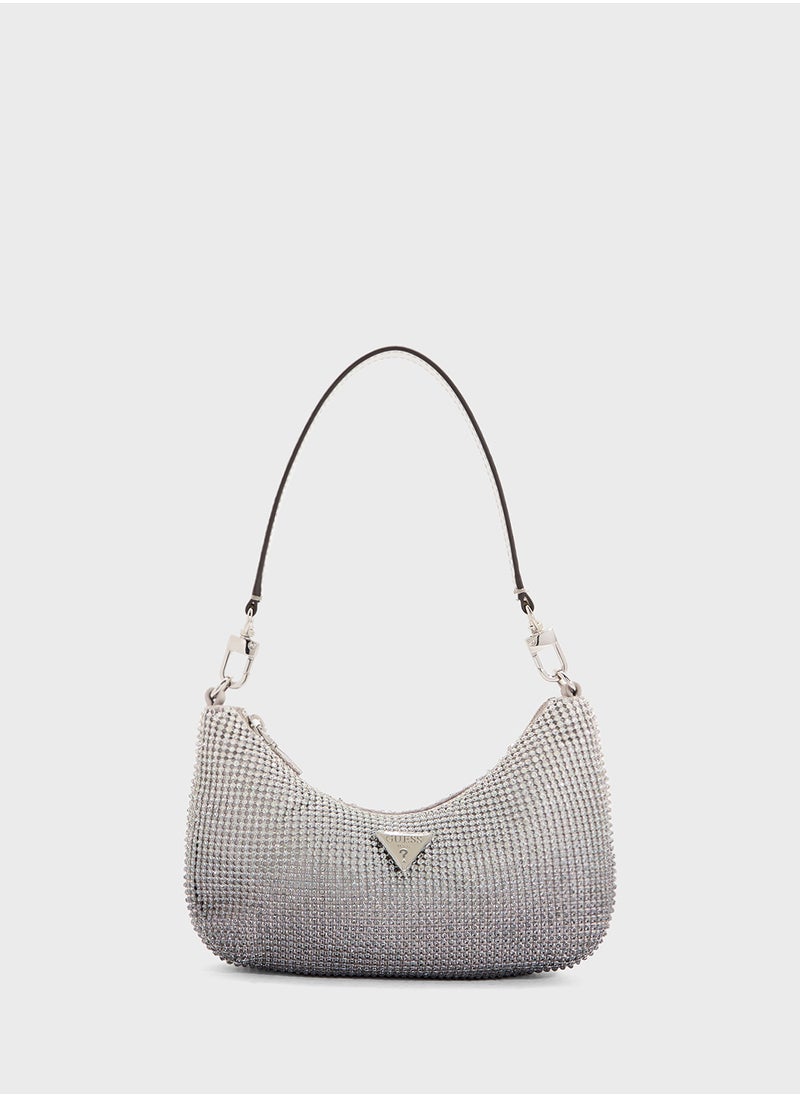 GUESS Zalina Mini Top Zip Shoulder Bag  - Image 1