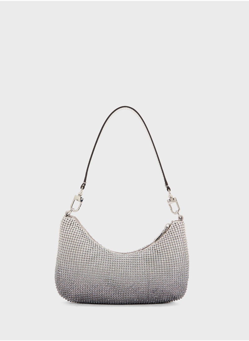 GUESS Zalina Mini Top Zip Shoulder Bag  - Image 2