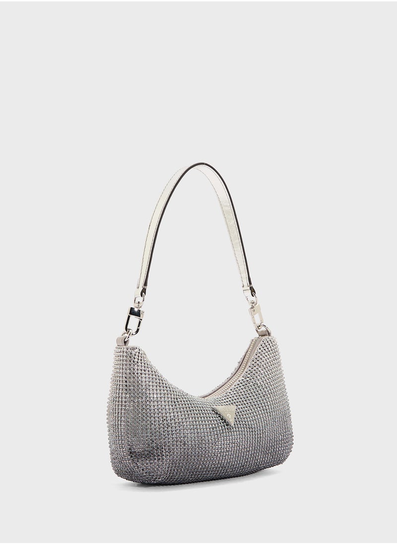 GUESS Zalina Mini Top Zip Shoulder Bag  - Image 3