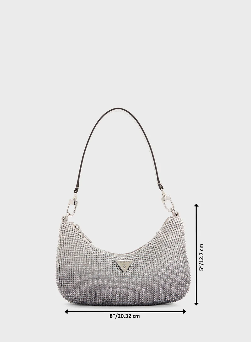 GUESS Zalina Mini Top Zip Shoulder Bag