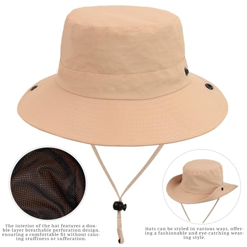 Yewong 4 Pieces Kids Dinosaur Paleontologist Vest and Hat Costume for Dinosaur Explorer Activity Zoo Jungle Party Halloween - Image 2