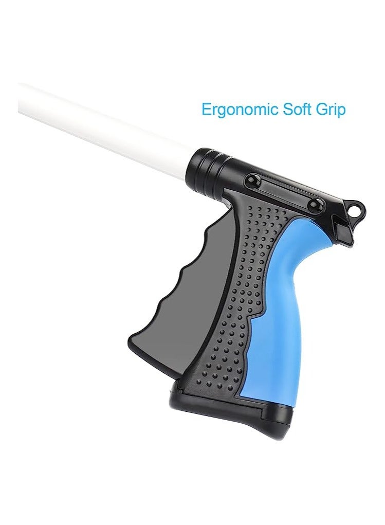 TAMTEK Reacher Grabber Tool, 80cm Foldable Reaching Pick Up Tool, Lightweight Aluminium Extra Long Handy Mobility Aids, Reaching Assist Tool for Trash Pick Up, Garden Nabber, Litter Picker, Arm Extension - Image 5