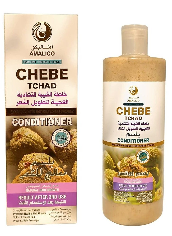 AMALICO - Chebe Conditioner for Hair Growth - Natural African Chebe Powder for Hair Growth Anti Dandruff - 500ml - Image 1