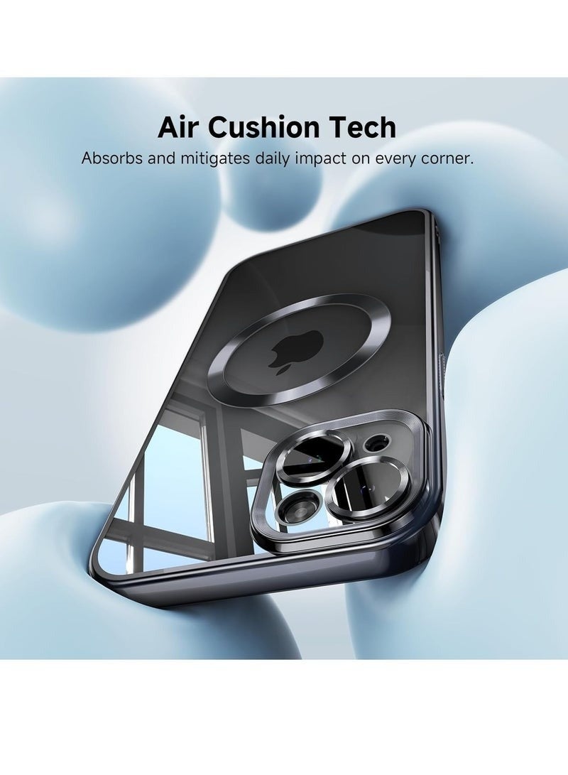 ATECH iPhone 13 Case with Integrated Camera Lens Protection – Military Grade Drop Protection, TOP N56 Magnets, MagSafe Compatible, Black - Image 3