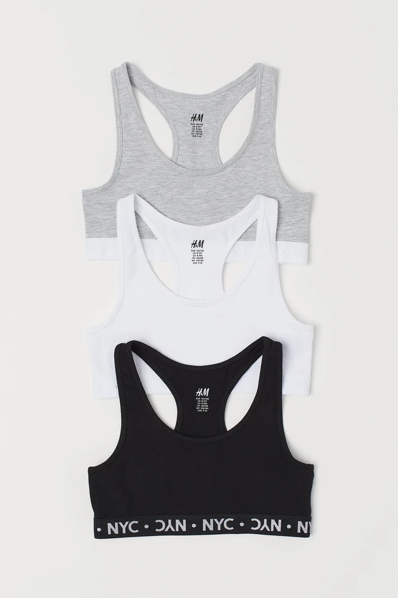 H&M 3-Pack Tops