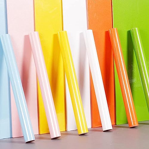 SIA VENDORS Self Adhesive Wallpaper Glossy Marble Peel and Stick Removable Vinyl Contact Paper for Countertop Cabinet Furniture Refurbishment Kitchen,Wardrobe (12 X 48 Inch, Shiny White) - Image 5