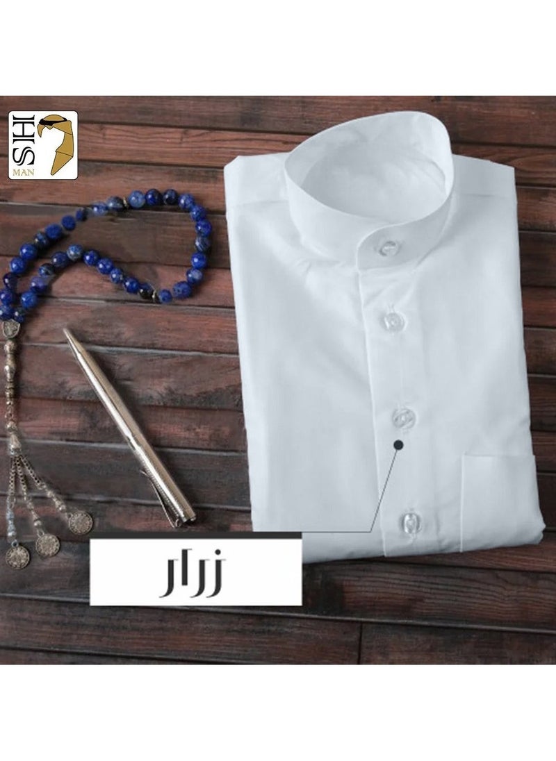 Men Buttoned dishdasha