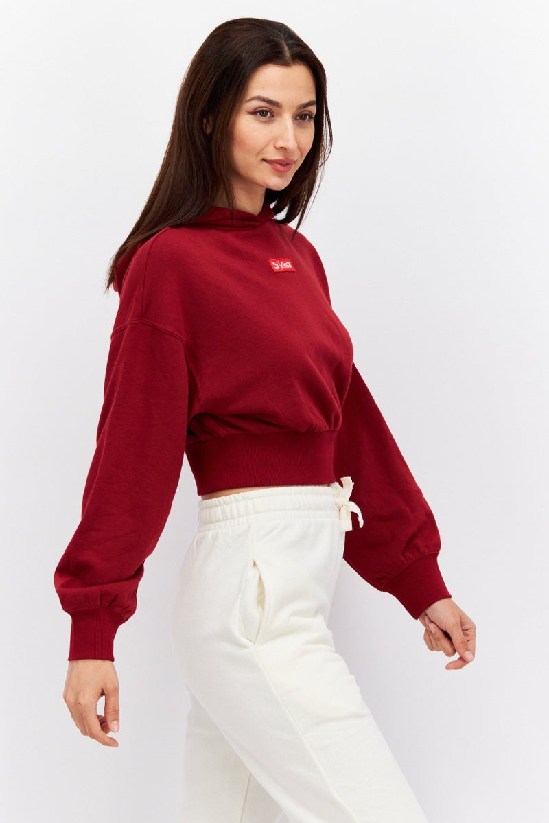 Puma x Coca Cola Women Sportswear Fit Training Sweatshirt, Red - Image 2