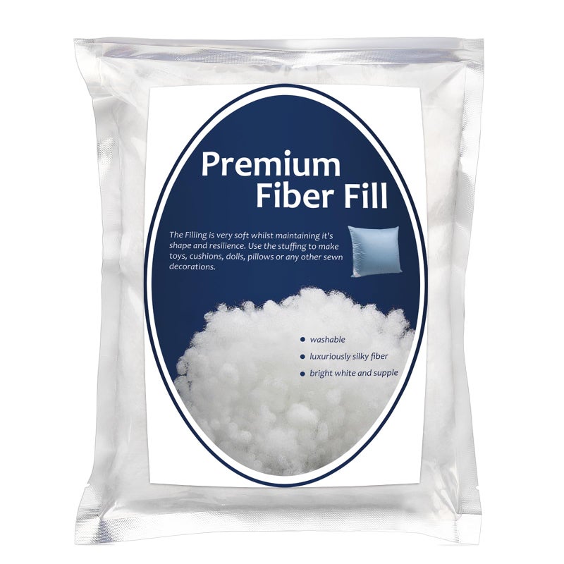 Bupete حشو بوبتي للحيوانات المحشوة حشو للحرف حشو كروشيه 18 أونصة من ألياف البوليستر المرنة للحشو الحيواني