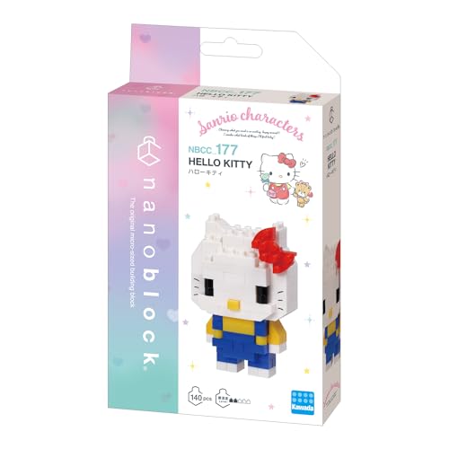 Kawada nanoblock - Sanrio - Hello Kitty ver. 2, Character Collection Series Building Kit - Image 4