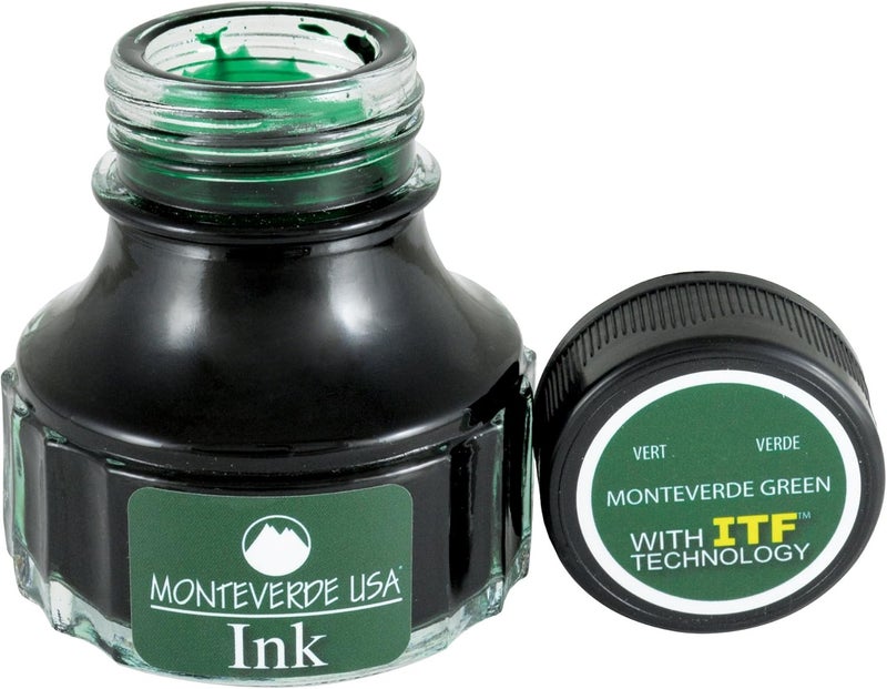 Monteverde USA Ink with ITF Technology, 90 ml Green (G308MG) - Image 3