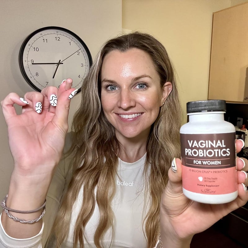 BioSchwartz Vaginal Probiotics for Women Supplement with Prebiotics Lactobacillus Crispatus  Supports Womens Health by Promoting Healthy Vaginal Odor Flora PH Balance  30 Day Supply 30 Capsules - Image 5