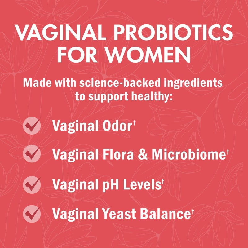 BioSchwartz Vaginal Probiotics for Women Supplement with Prebiotics Lactobacillus Crispatus  Supports Womens Health by Promoting Healthy Vaginal Odor Flora PH Balance  30 Day Supply 30 Capsules - Image 2