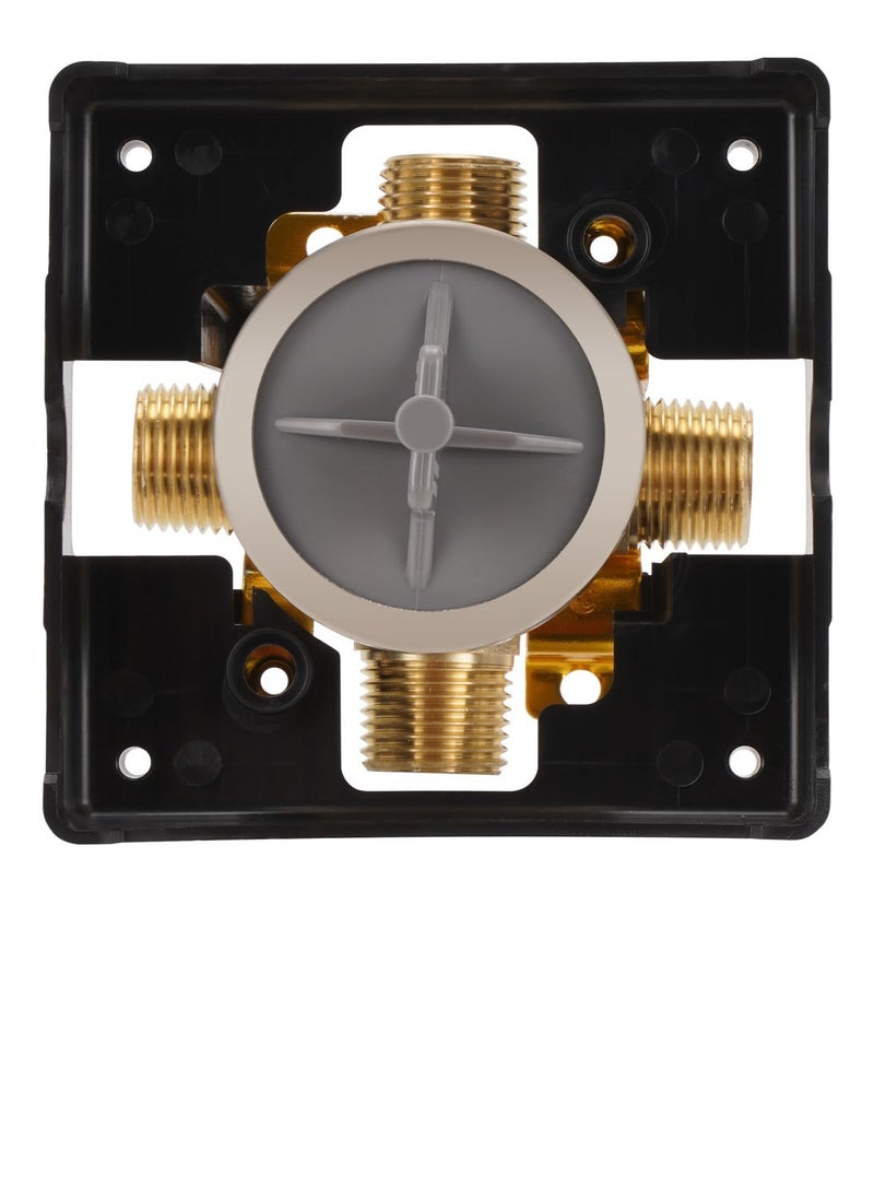 Excefore - R10000-UNBXHF MultiChoice Universal Shower Valve Body, for Shower Faucet Trim Kits, for D 13, 14, 17 or 17T Series Single-Function or Dual-Functions Shower Valve Trim Kits, with Screwdriver Stops - Image 1