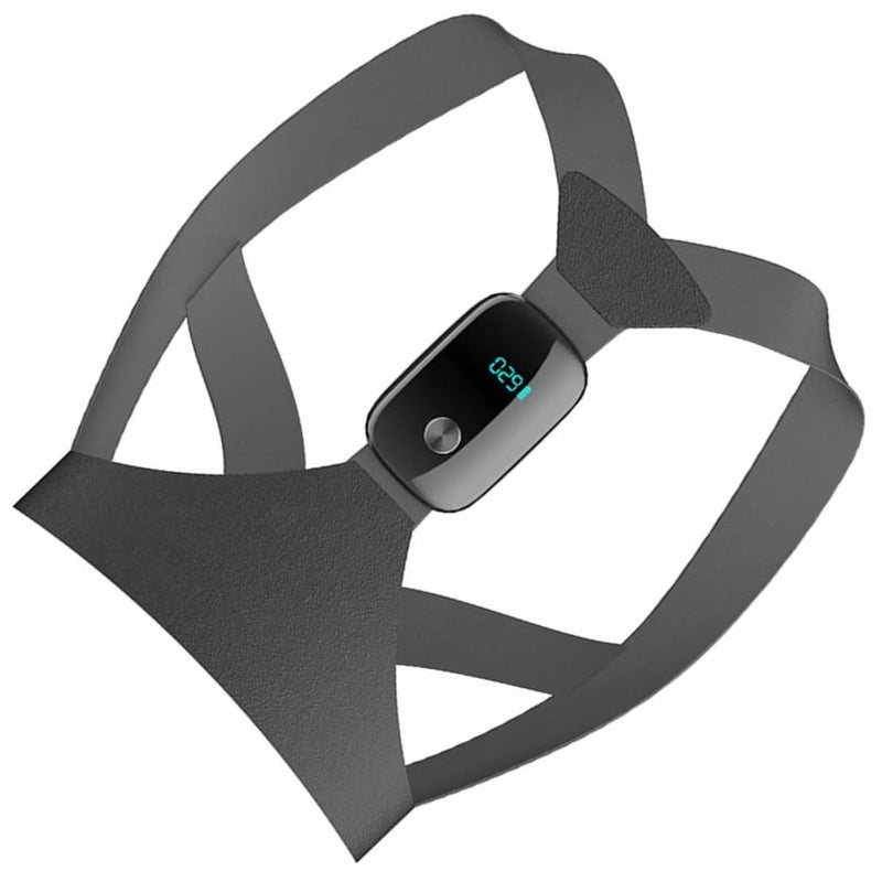 Smart Adjustable Posture Corrector Belt with Vibration Reminder Black Back Support for Adults - Image 2