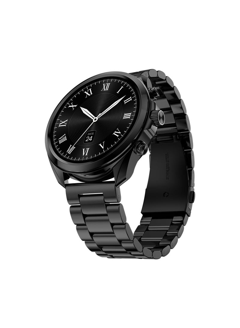 Fire-Boltt - Fire-Boltt Diamond Luxury Stainless Steel Smart Watch with 1.43” AMOLED Screen, 466 * 466 px Resolution, 750 NITS Brightness, Bluetooth Calling, 300 Sports Mode, IP67 Rating - Image 1