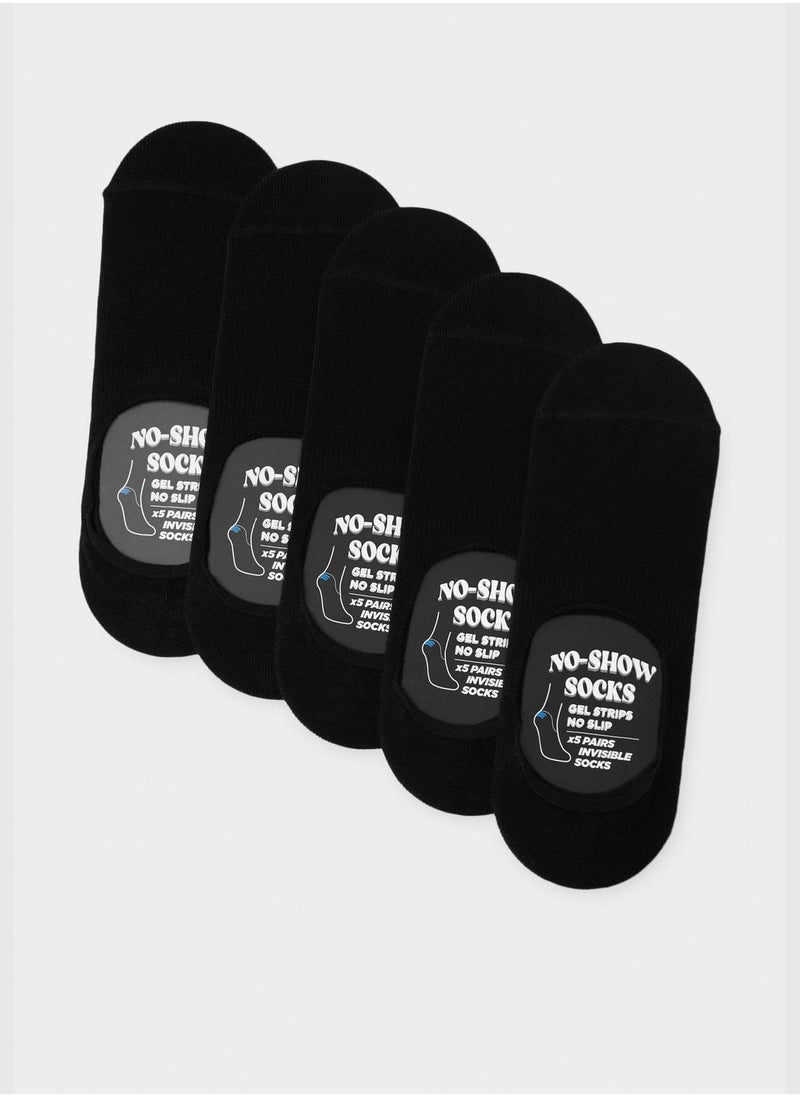 PULL&BEAR - Pack of 5 pairs of no-show socks - Image 1