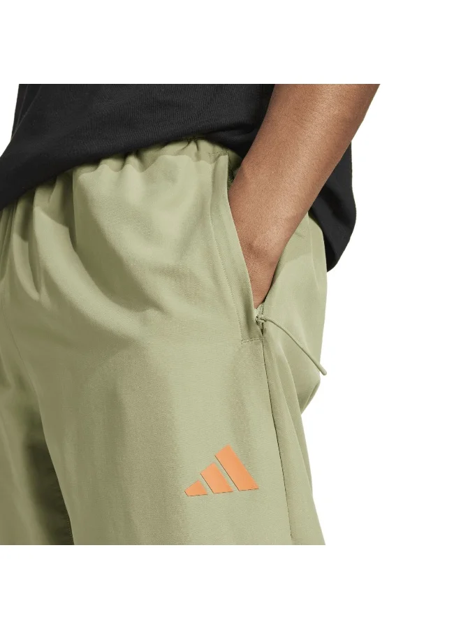 Adidas M Ksa W Pt Green Training Pants For Men Xs