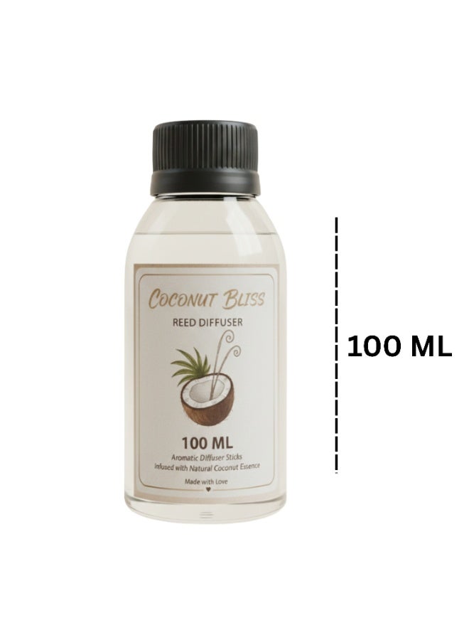Coconut Concentrated Perfume 100ml Refill Bottle for All Diffusers - Long-Lasting Scent for Home and Car - Health Safe - Image 3