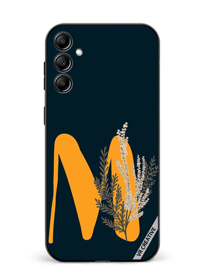 VR CREATIVE غطاء حماية لجهاز سامسونج جالاكسي A14 5G/A14 تصميم أبجدية M(113) متعدد الألوان - Image 1