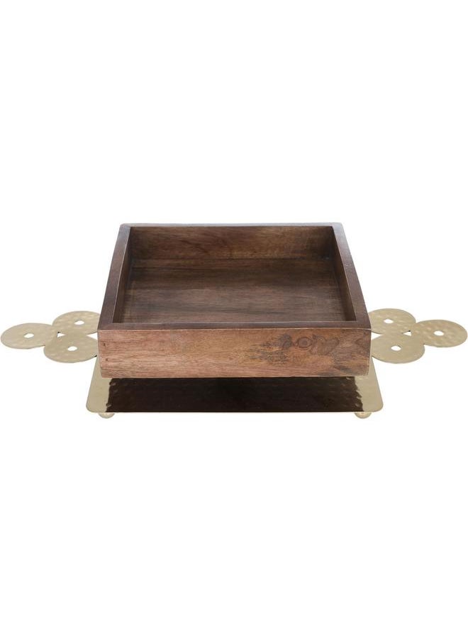 Alsaif Wooden Serving Tofir 8 X 21 X 42 Cm Square Wooden  - Image 1