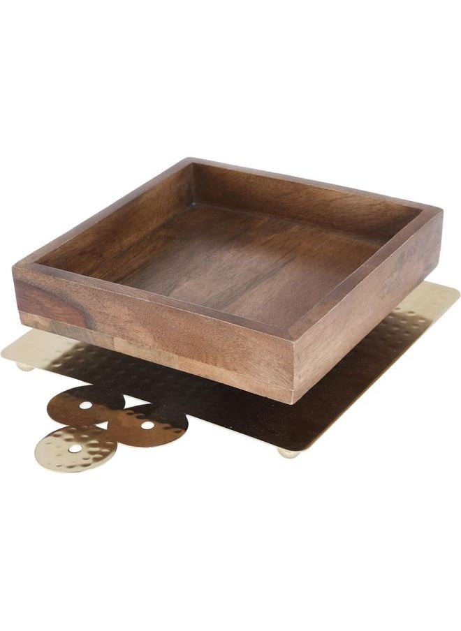 Alsaif Wooden Serving Tofir 8 X 21 X 42 Cm Square Wooden  - Image 2