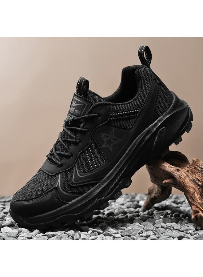 Double Star Men's Hiking Shoes Trail Running Mesh Breathable Non-slip Durable Travel Shoes - Image 5