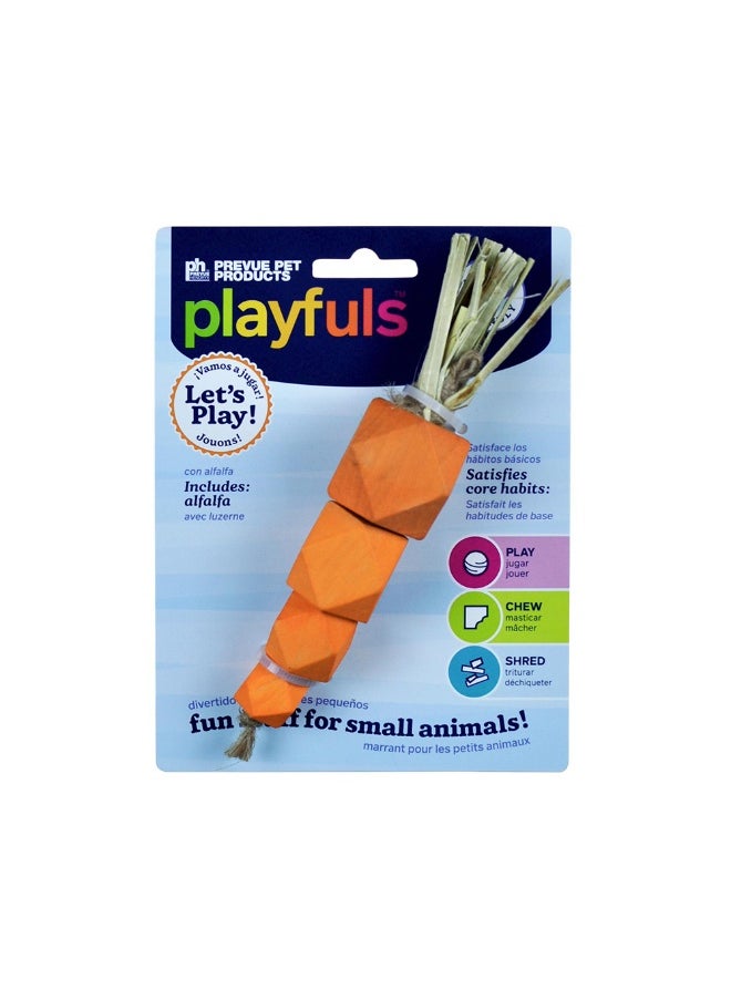 Prevue Prevue Alfalfa Carrot Crunch Small Animal Chew Toy 