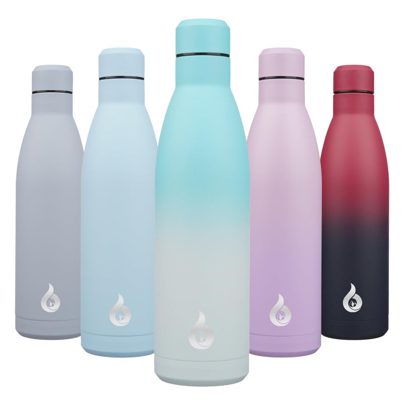 BJPKPK 25oz Insulated Stainless Steel Water Bottles Reusable Metal Travel Sports Water Bottle Keep Cold and HotSea Salt - Image 2