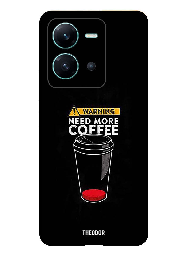 Theodor Protective Case Anti Scratch Shock Proof Bumper Cover For  Vivo V25 More Coffee - Image 1