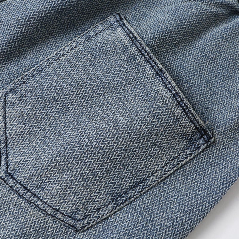 Tremolo Big Starry Sky Jeans Autumn Pants Winter Loose Straight A Generation Of Hair - Image 4
