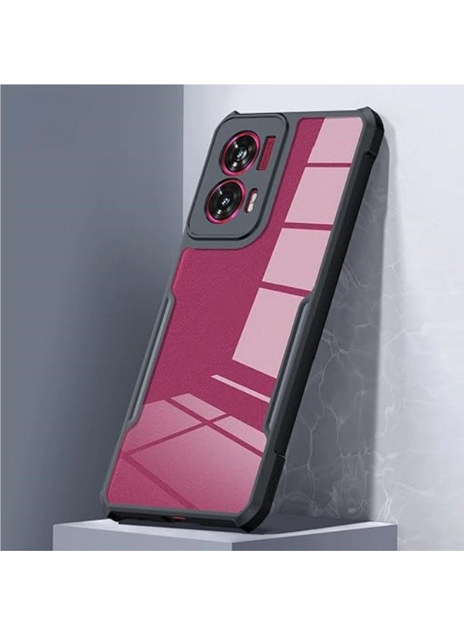 Compatible with Motorola Edge 50 Fusion 5G Case Transparent Phone Cover Shockproof Protective Shell Slim Clear Simple Phone Cases for Moto Edge 50 Fusion