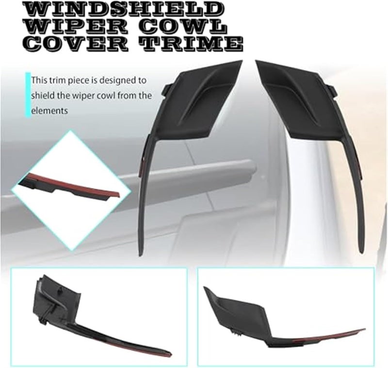 Wivplex Windshield Wiper Cowl Cover Trim - Image 5