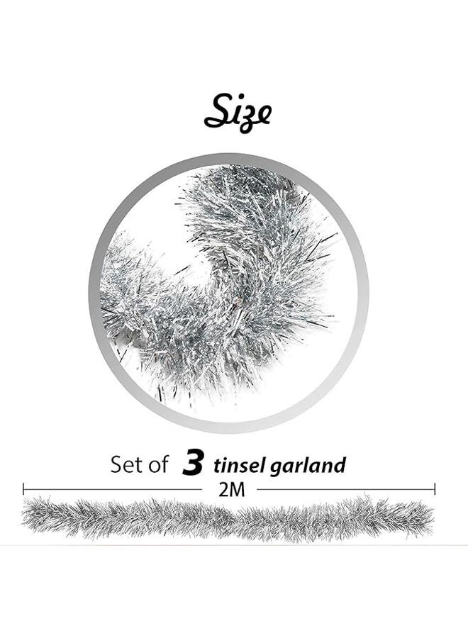 زينة إكليل الكريسماس من 3 قطعة - Image 3