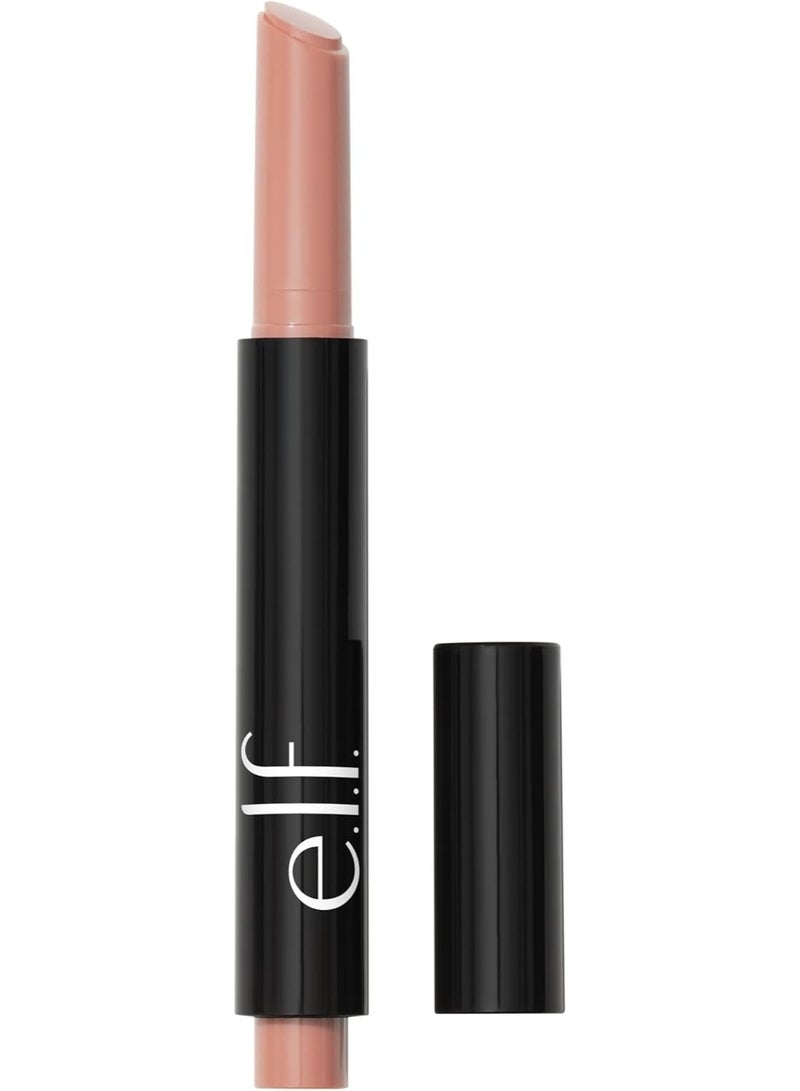 إلف قلم تكبير الشفاه إلف باوت كلاوت، مرطب شفاه مغذي للون شفاف ولمعان، يملأ الشفاه ويرطبها، نباتي ولم يُختبر على الحيوانات، لون خوخي رائع - Image 1