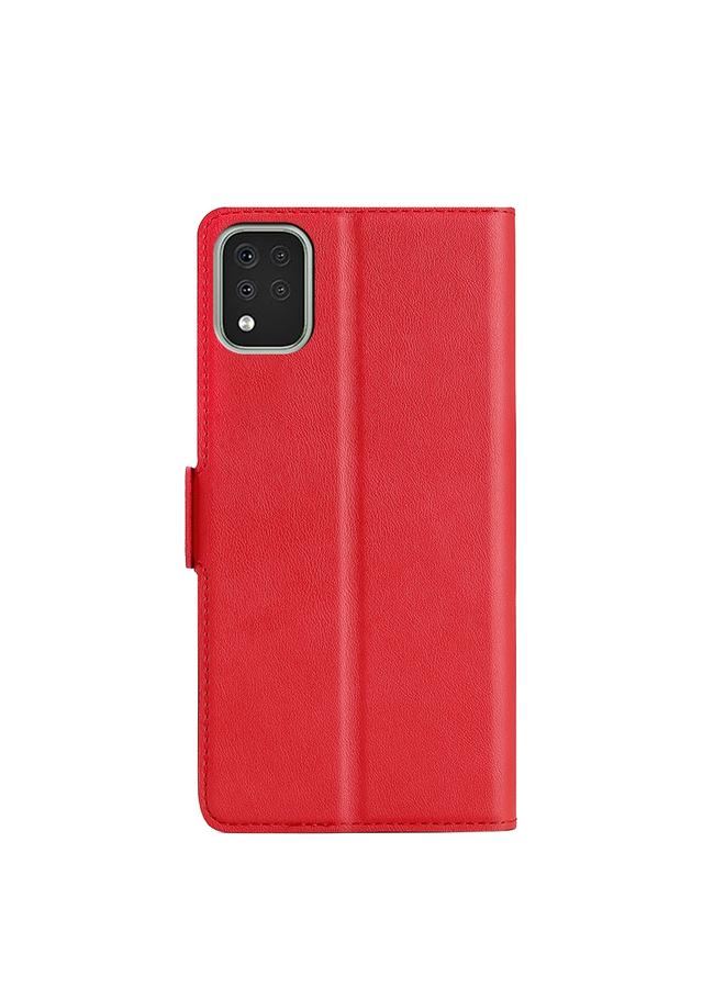 S-TOP Case For LG K42 Ultra-thin Voltage Side Buckle PU + TPU Leather Phone Case - Image 3