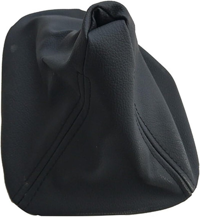 QASULER Black Leather Gear Shift Boot for BMW E39 - Image 1