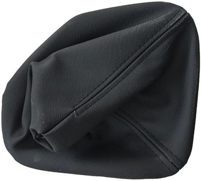 QASULER Black Leather Gear Shift Boot for BMW E39 - Image 2