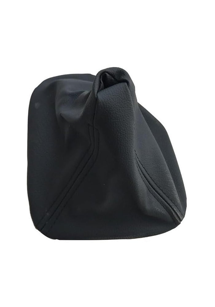 QASULER Black Leather Gear Shift Boot for BMW E39 - Image 3
