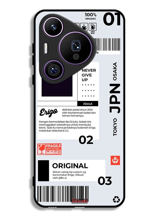 Tolwak Huawei Pura 70 Pro Protective Case Cover Japan Sticker - Image 1