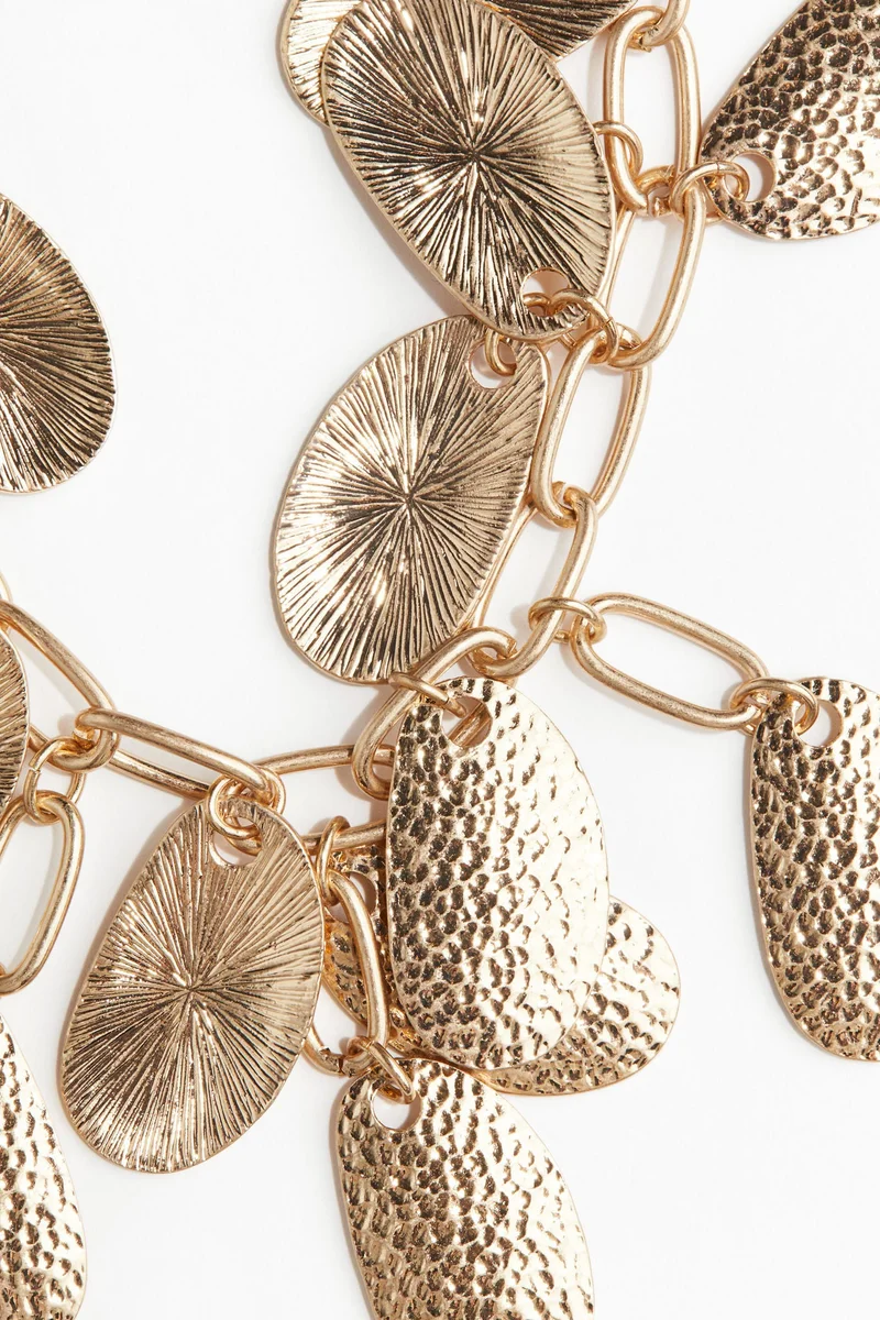 H&M Metal-Disc Pendant Necklace