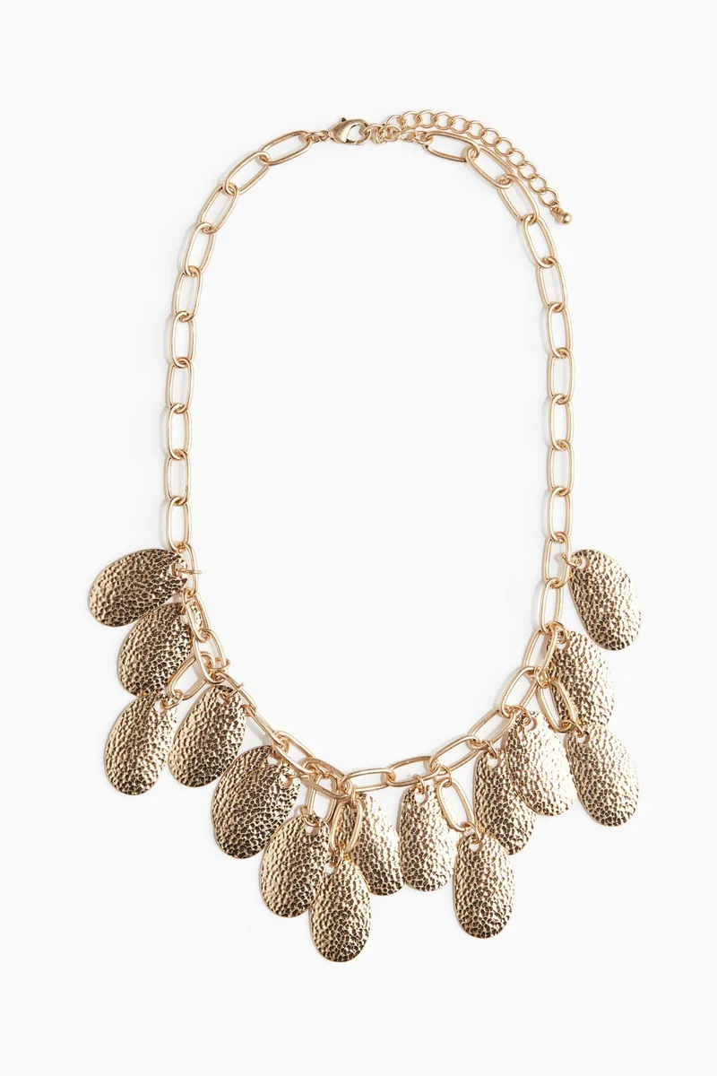 H&M Metal-Disc Pendant Necklace