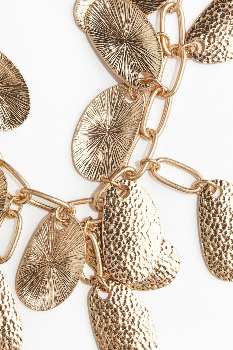 H&M Metal-Disc Pendant Necklace