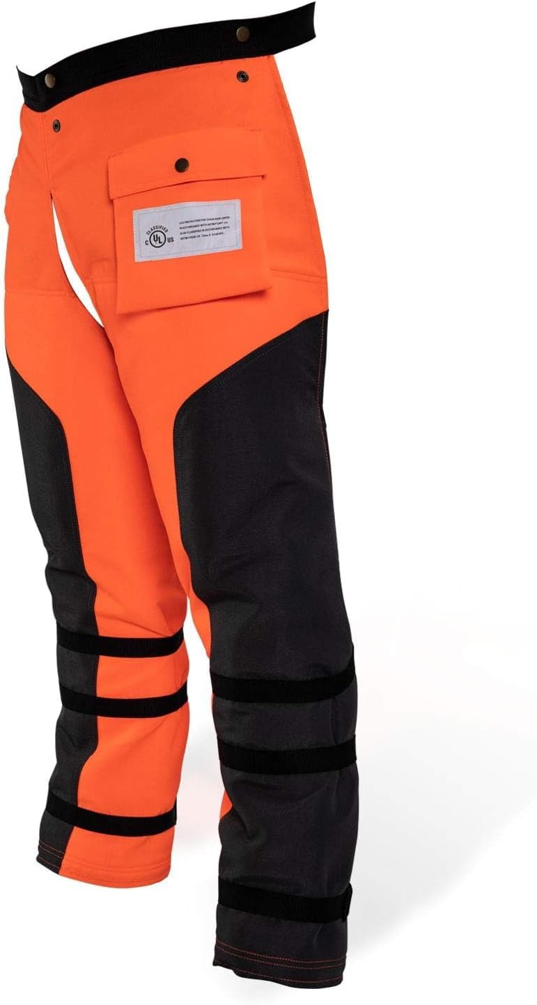 ZELARMAN Chainsaw Chaps 8-layer Protective Apron Wrap Adjustable Chainsaw Pants/Chap for Loggers Forest Workers Class A - Image 1
