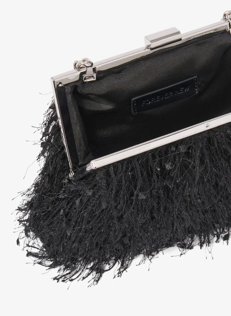 Forever New  FRANCIS Fluffy Frame Clutch for Women | Best Price UAE