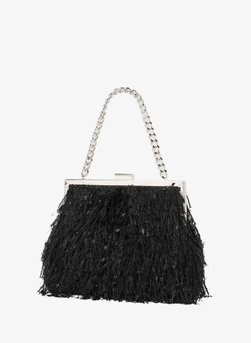 Forever New  FRANCIS Fluffy Frame Clutch for Women | Best Price UAE