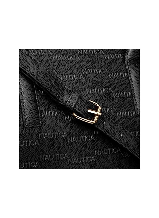 NAUTICA womens Sandy Jr. Top Handel Satchel with Removable Crossbody Strap Satchel Bag  - Image 4